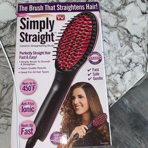 Straightening brush